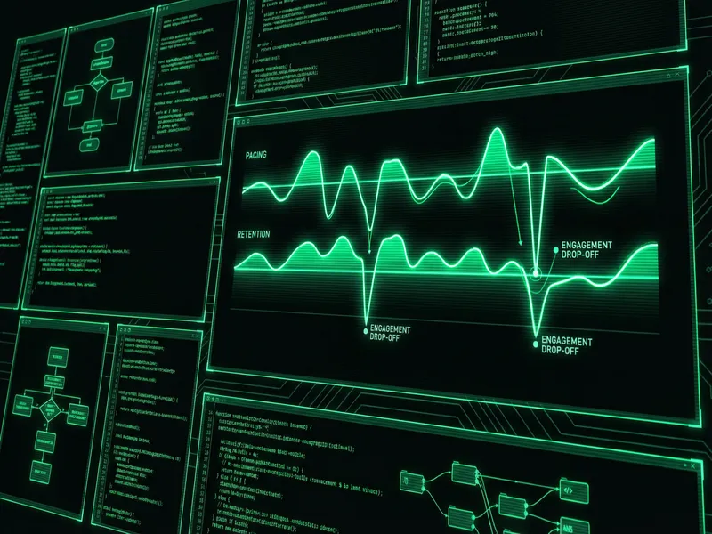 视频剪辑节奏 密桃视频 完播率波形分析